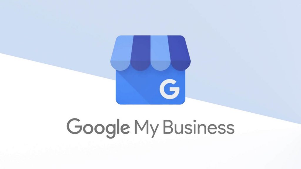 A imagem mostra um exemplo da logo do Google My Business.